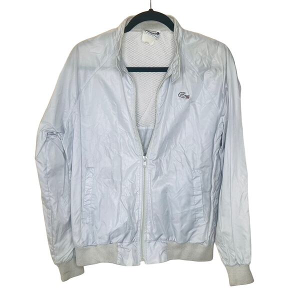 80s RETRO VINTAGE LACOSTE Lightweight Jacket - Picture 1 of 7